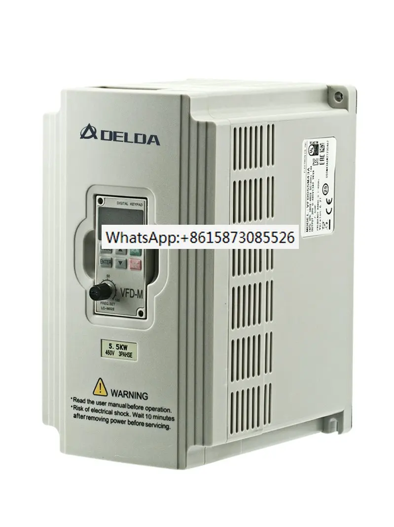 Dongguan Delta VFD-M single 220V three-phase 380V0.4/1.5/2.2/3.7/5.5/kw speed regulation