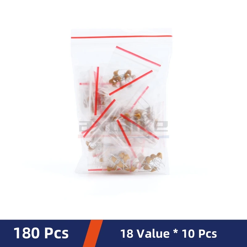 180/300/480/500PCS Monolithic Ceramic Capacitor Kits 10pF - 10uF 50V 106 105 474 104 103 102 101 33 47 56 68 PF 10NF 100NF MLCC