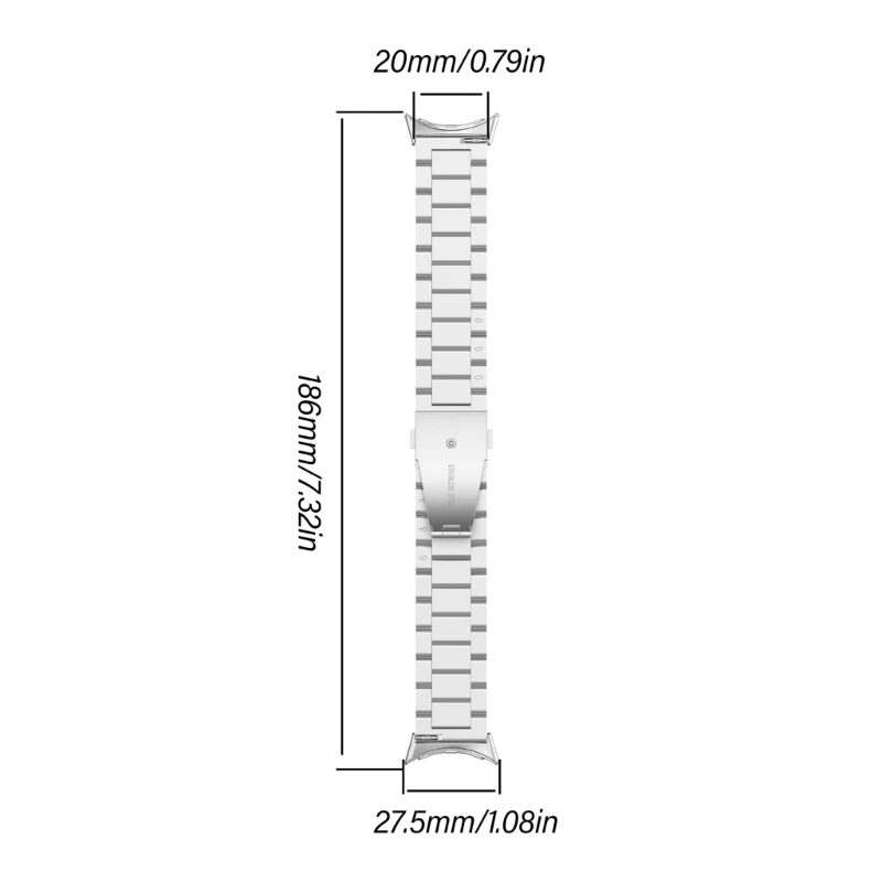 For Goo-gle Pixel Watch 3 41mm/45mm Watch Adjustable Band Straps Stainless Steel Wristband Bracelet Wear Resistance Unisex