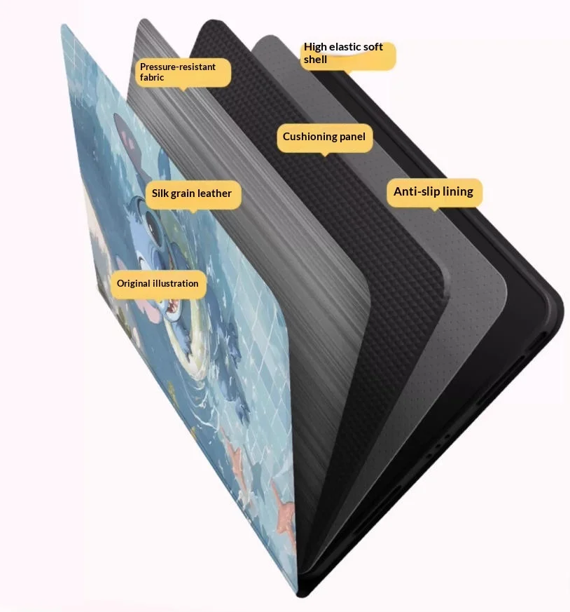 غرزة لجهاز iPad حافظة Funda ipad Pro 4 5 6 12.9in M4 Air 4 5 10.9in M2 M3 حافظة واقية Ipad 8/910 10.2in A16 11in غطاء لوحي #5