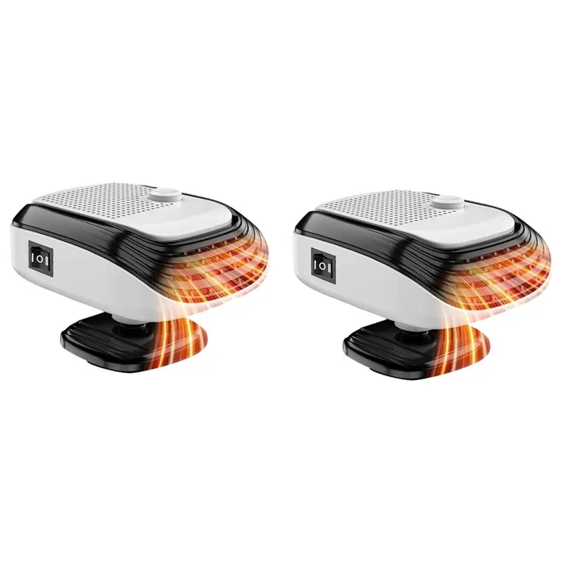 

Автомобильный обогреватель и размораживатель SOFT-Front 12В, быстрый нагрев, две скорости, быстрое размораживание для зимнего обогрева и удаления запотевания автомобиля, 2 шт.