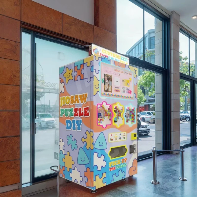 FL Wholesale Smart Fully Automatic Jigsaw Puzzle Vending Machine Customize Designed Puzzle Printing Machine Customized