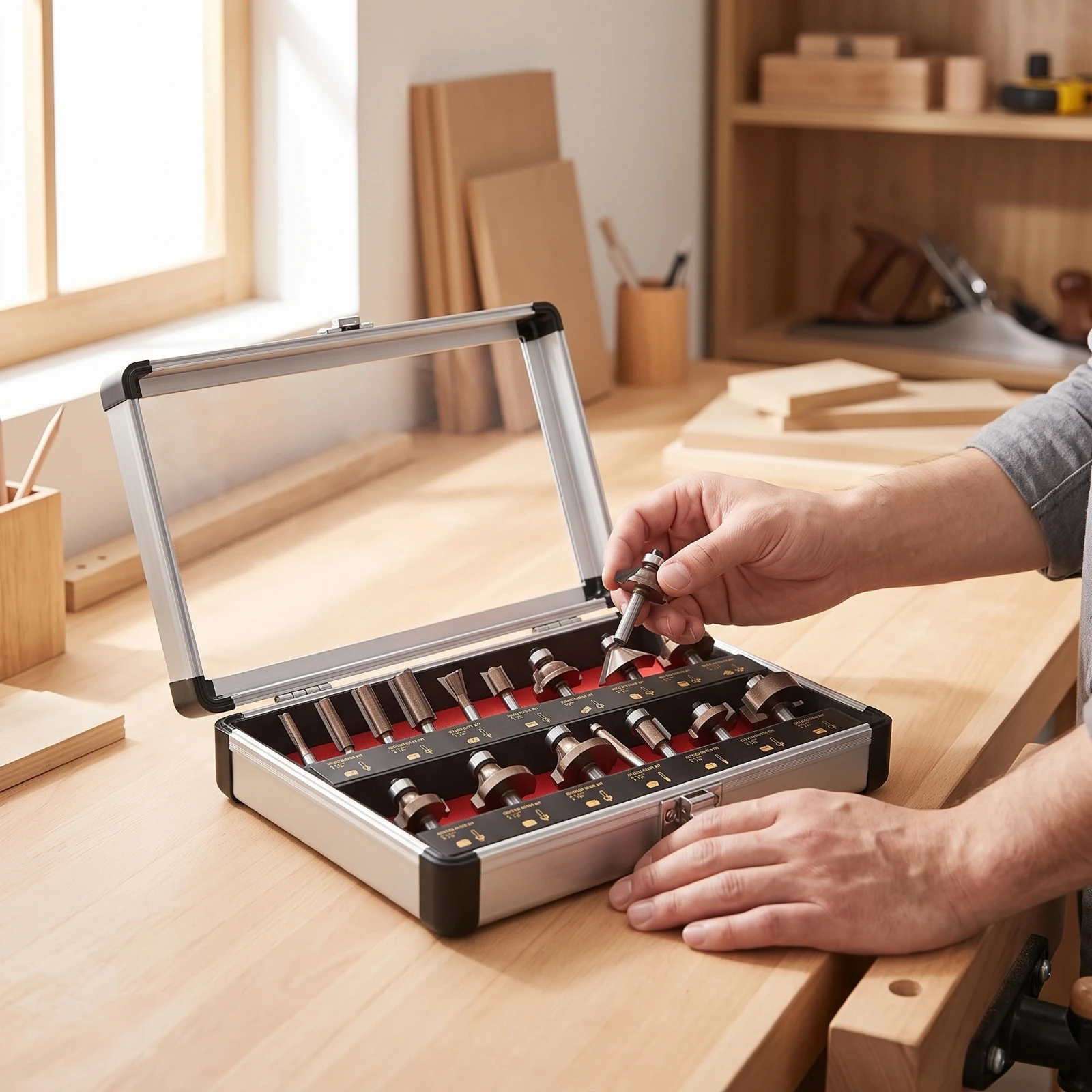 15-pieces-router-bit-set-with-aluminum-case-heat-resistant-router-bit-set-tool-versatile-organized-for-woodworkers-workshop