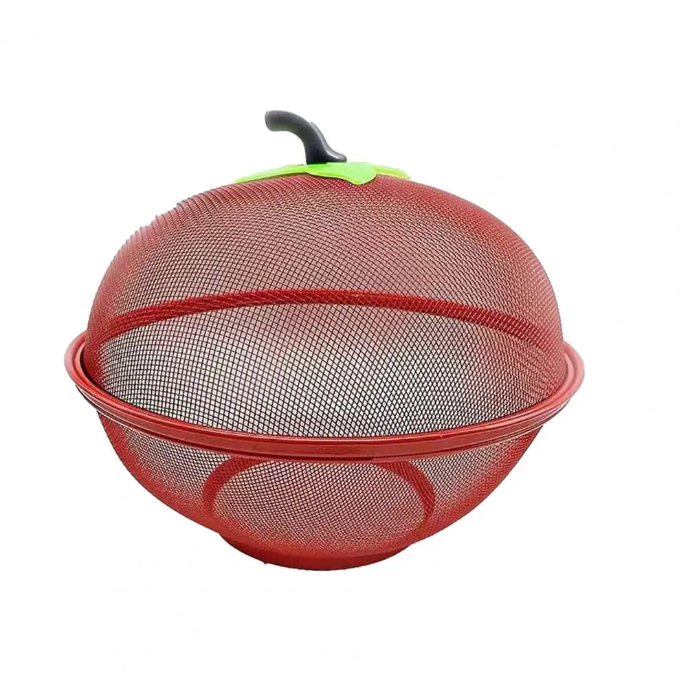 Durable Fruit Basket Portable Heavy Duty Metal Fruit Basket Vegetable Washing Basin with Fine Mesh Multifunctional for Kitchen