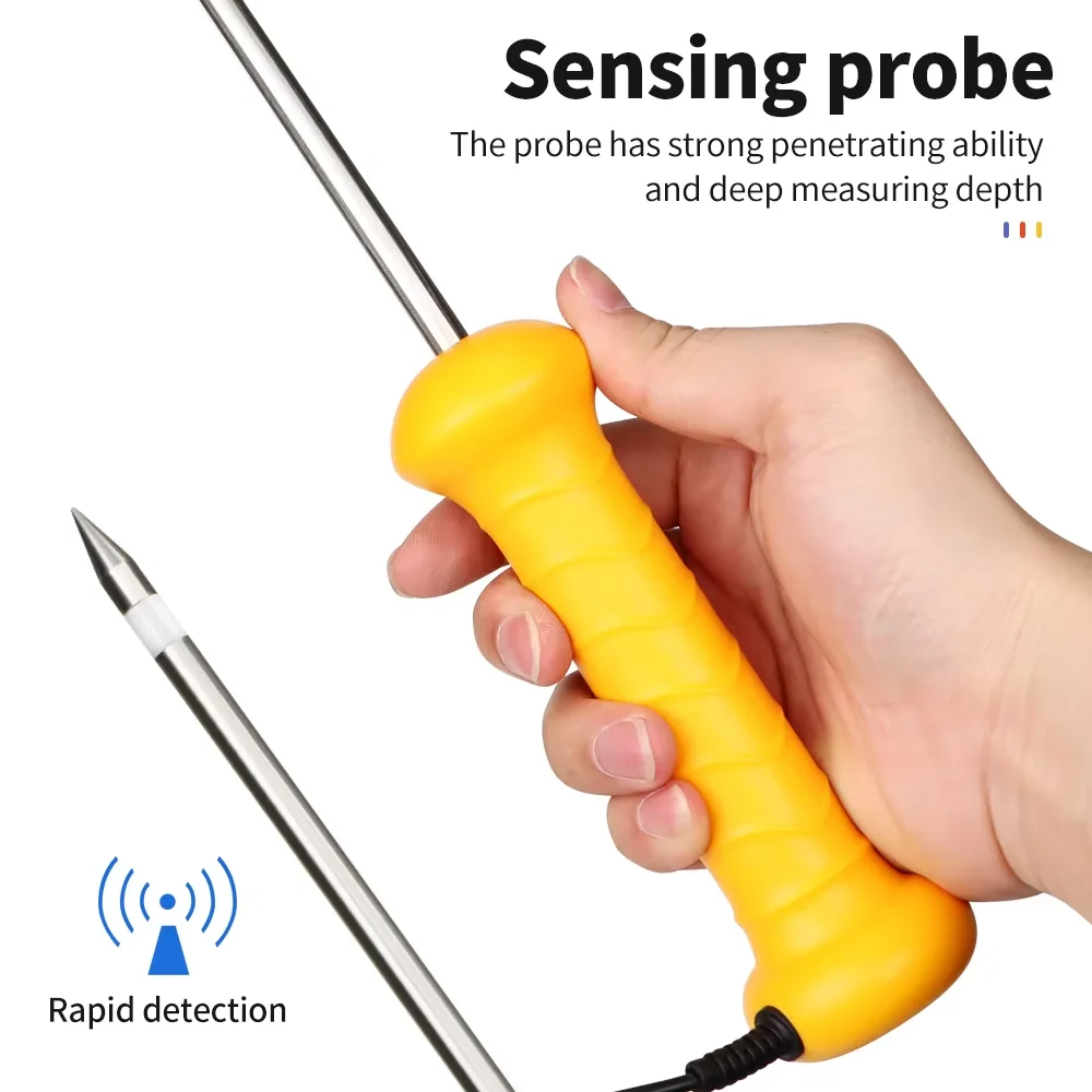 2026 Arrivals MS300H Pin-Type 28CM Portable Hay Moisture Meter Hygrometer Moisture Meter Forage Grass Humidity