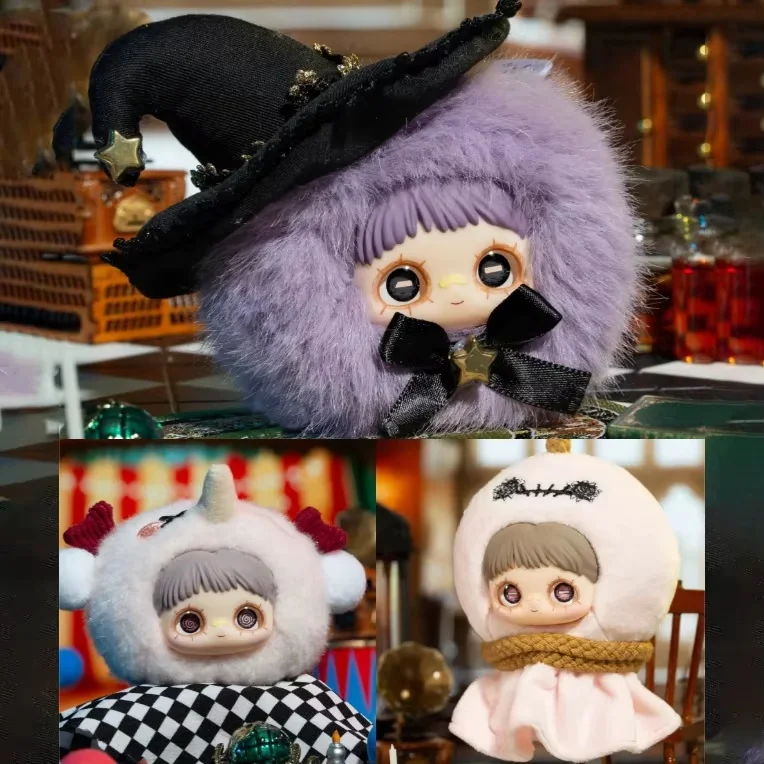 

Новая мини-цирковая серия Maymei, виниловая глухая коробка, кавайная подвеска, милая кукла, коллекционное украшение для стола, модный тренд, подарок для девочек, натуральная