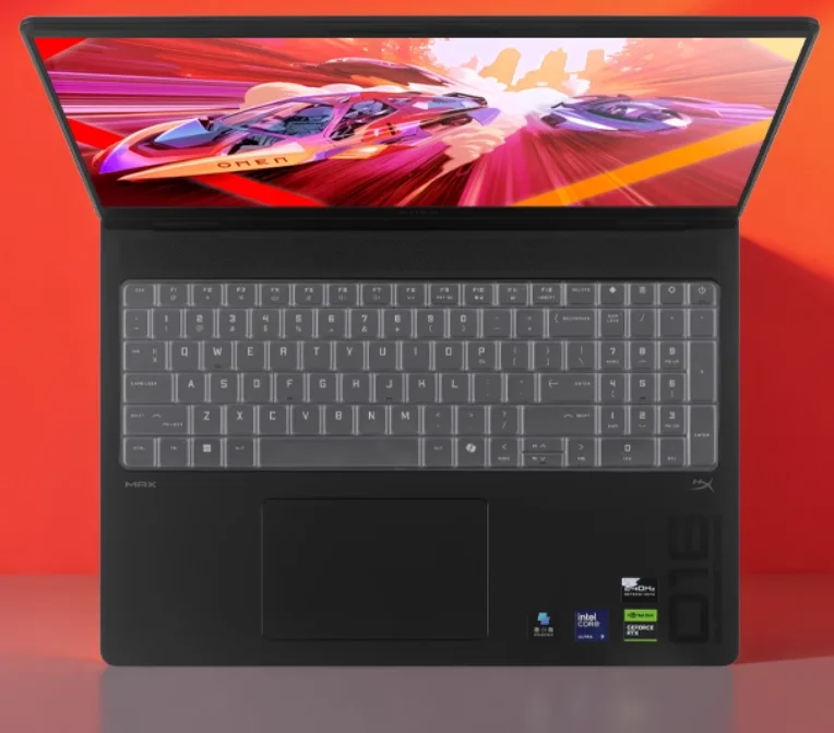 

Защитная пленка для клавиатуры HP Omen Max 16 дюймов / HP OMEN MAX Gaming Laptop 16 2025, водонепроницаемая, прозрачная, из TPU