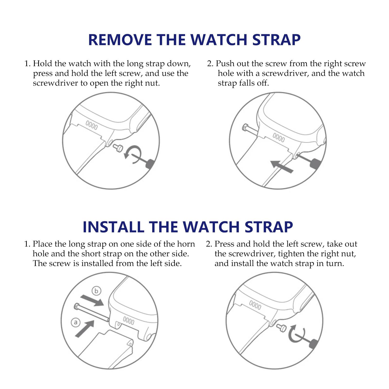 

2 pcs Children Watch Strap Lovely Waterproof Adjustable Kids Watch Band For Boys Girls Comfortable Creative Wrist Strap