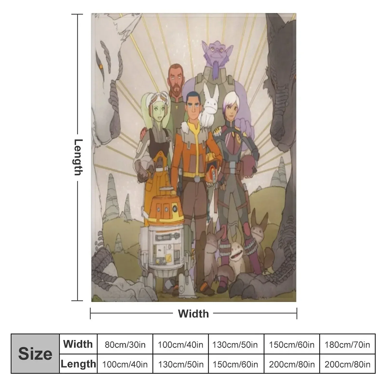 Spectres Mural Full Throw Blanket