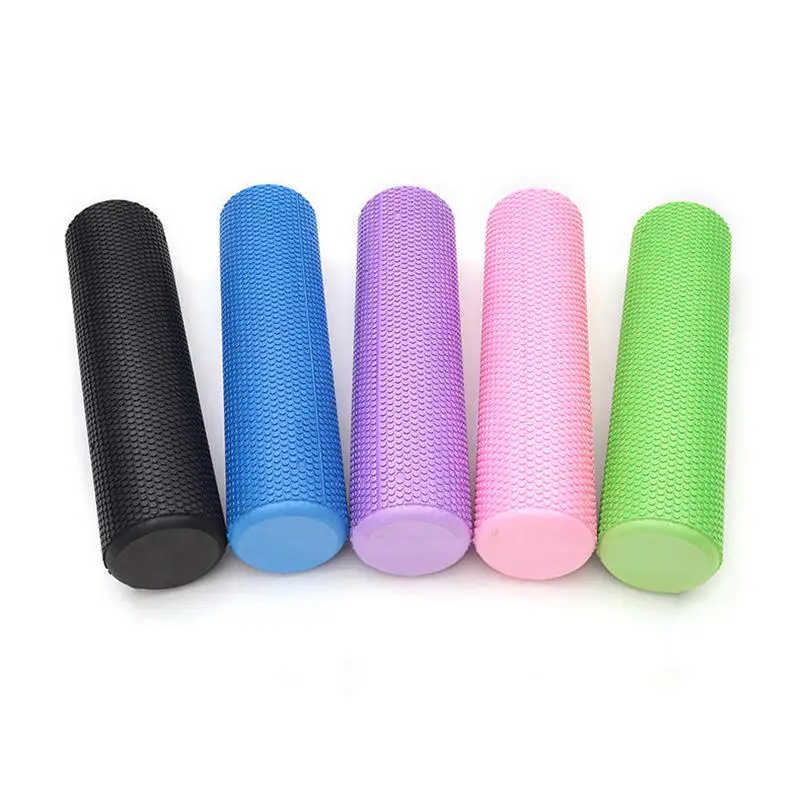 Bulk Exercise Fitness Mutil Color Custom Eco Friendly Yoga Pilates Back Massage Rollers 30cm Solid EVA Foam Roller