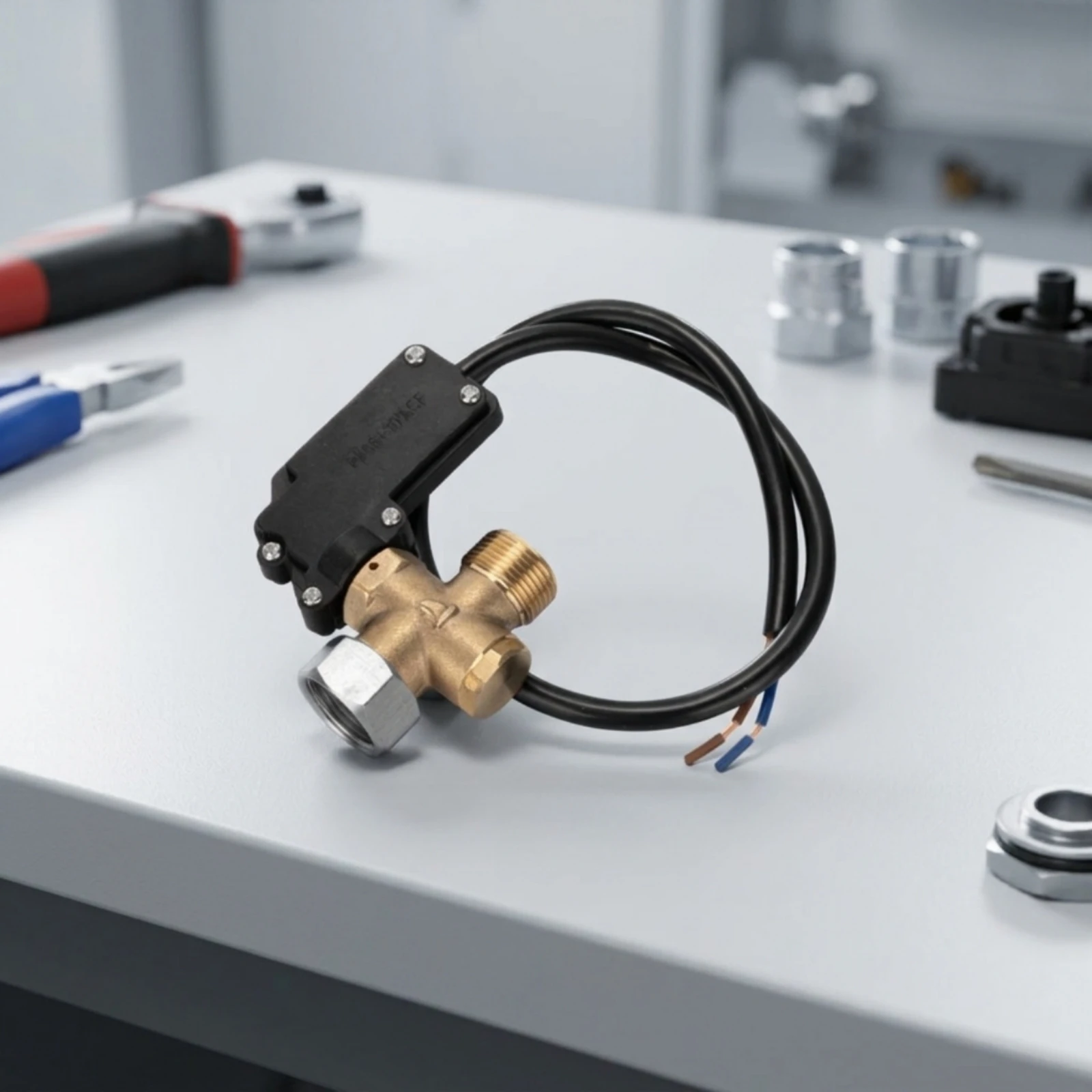 Pressure Washer Stop-Switch Insulated Pressure Washer Switch with Brass Valve Replacement Component Heavy Duty