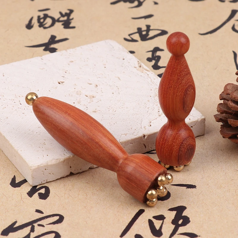 أداة غوا شا المحمولة - جهاز تدليك الوجه من النحاس والورد لاسترخاء العين وتحفيز ميريديان #5