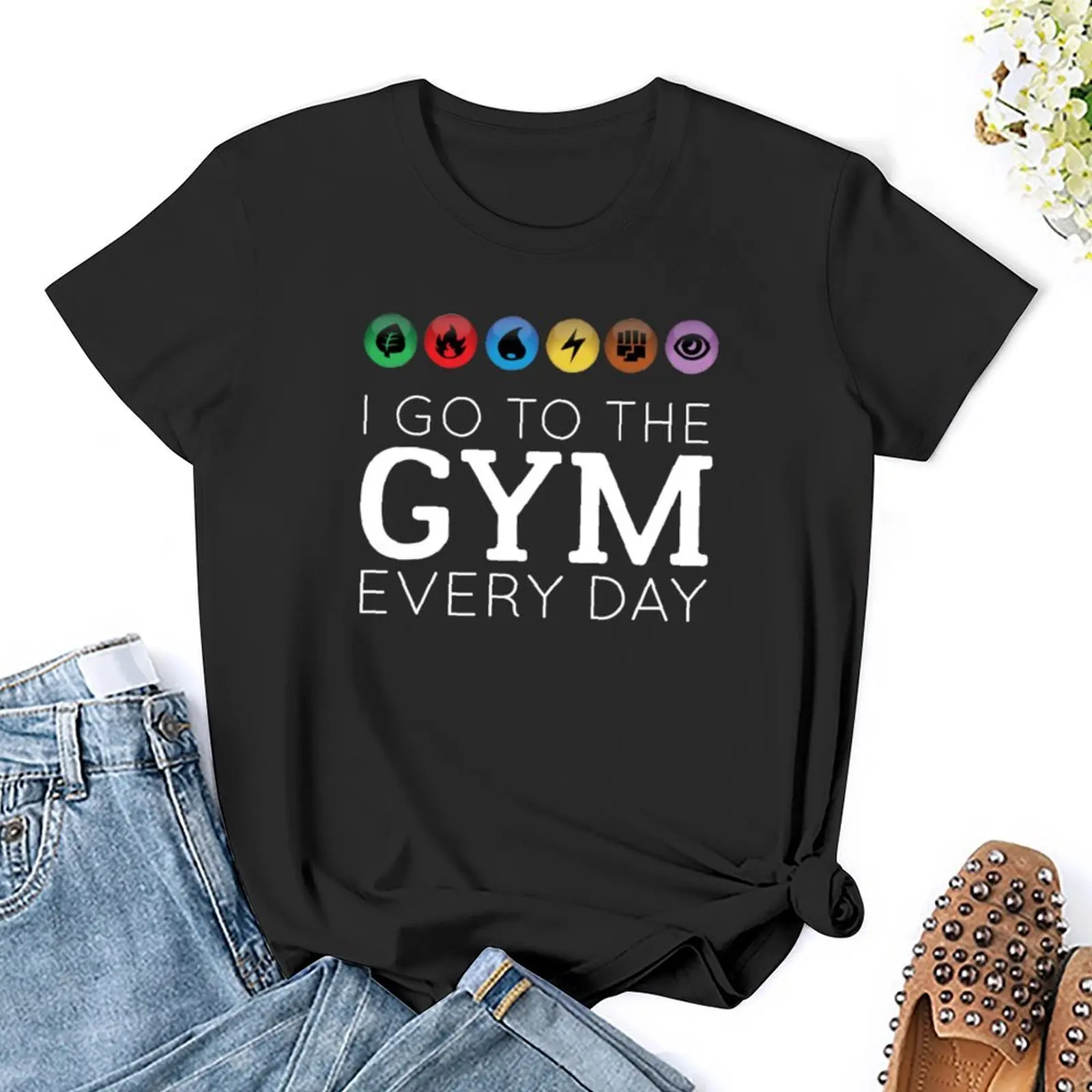 I go to the gym everyday T-Shirt tees animal print shirt for girls graphics plus size tops summer clothes for Women image 5