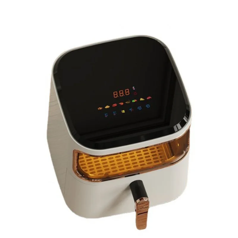 Air fryer cross-border multi-functional electric fryer smart home touch screen large capacity smoke-free visual fryer wholesale