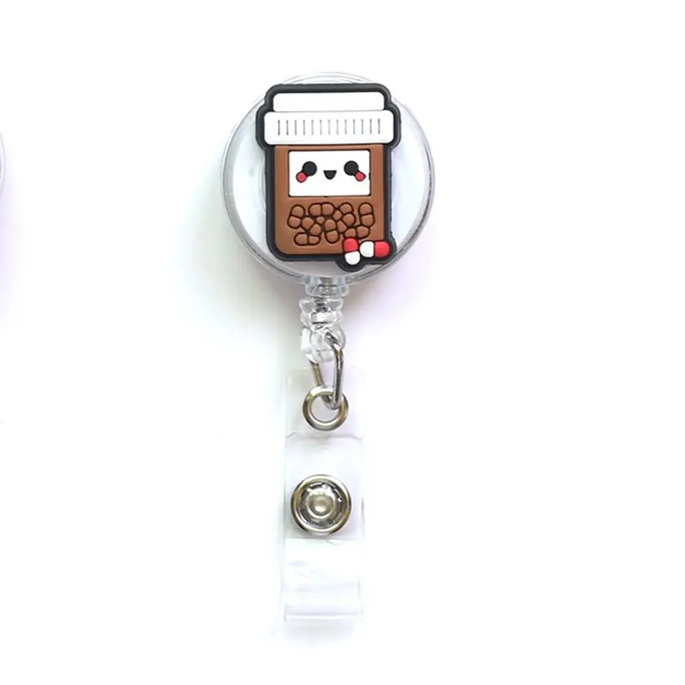 Name Card Holder Nurse Doctor Work Card Clips Retractable Badge Reel Hospital Badge Holder ID Card Clips Nurse Badge Holder