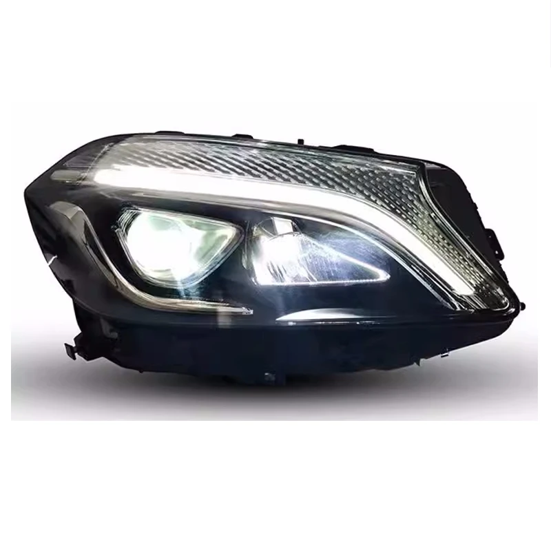 LED Headlight Assembly for Mercedes Benz A-Class W176 13-18 modified new style Lens Daytime Running light Car Accessories