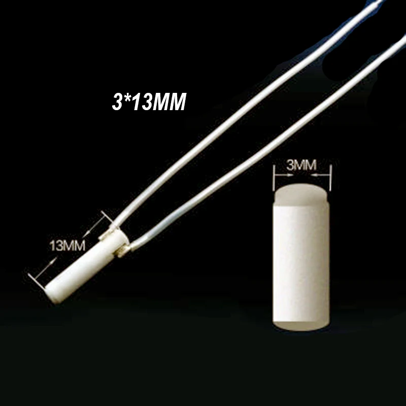 Φ3*13mm Miniature High Temperature Ceramic Heating Rod MCH 3.7V 5V 12V24W 24V48W Environmental Protection and Energy Saving image 2