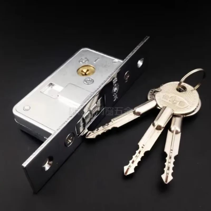 Invisible/Mortise lock,Pull gate Hook lock,Alloy lock body,For Framed glass door,strong, durable,Door hardware