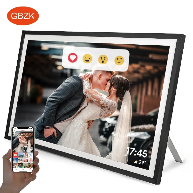 2026 Digital Picture Frame 15.6 Inch Wifi Digital Photo Frame1920*1080 IPS, Birthday, Anniversary,Wedding Gift For Women