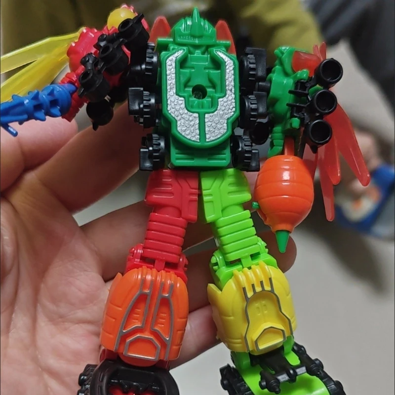 التحول الجديد 5 في 1 مزيج الحشرات البلاستيكية نموذج اللعب أنيمي عمل الشكل روبوت اللعب البلاستيكية أفضل هدية طفل رضيع #6