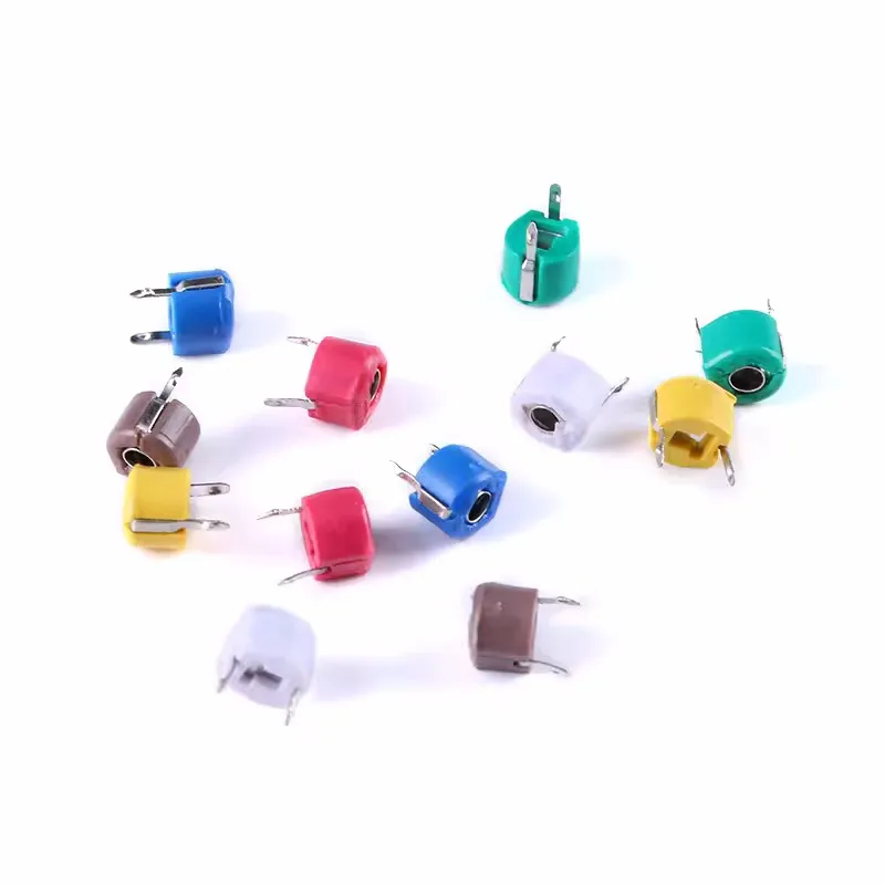 20PCS Adjustable Capacitors: Plastic 6mm Trim Capacitors: 5PF, 10PF, 20PF, 30PF, 40PF, 50-120PF