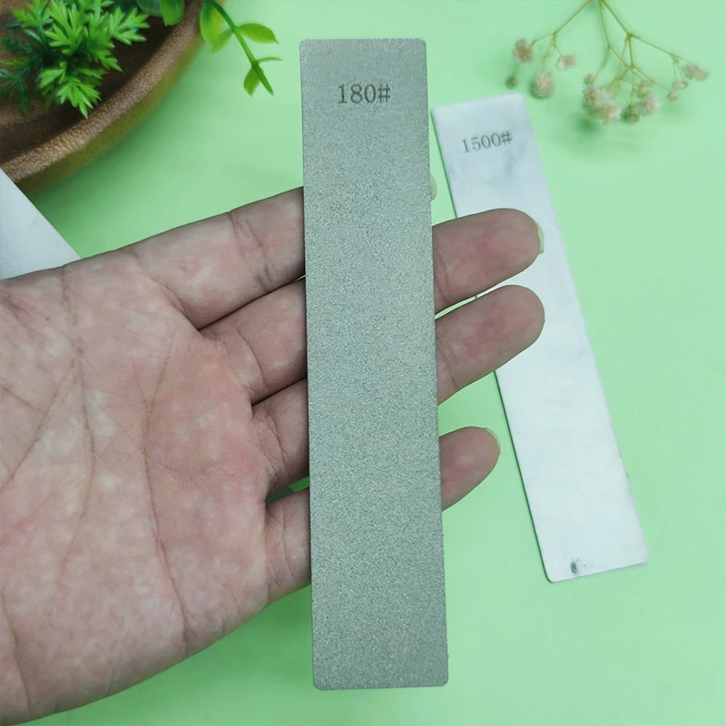 

2pcs Set Diamond Stone No Base Bar Used Knife Sharpener Diamond Whetstone Grinding Stone Sharpening Stone Bars
