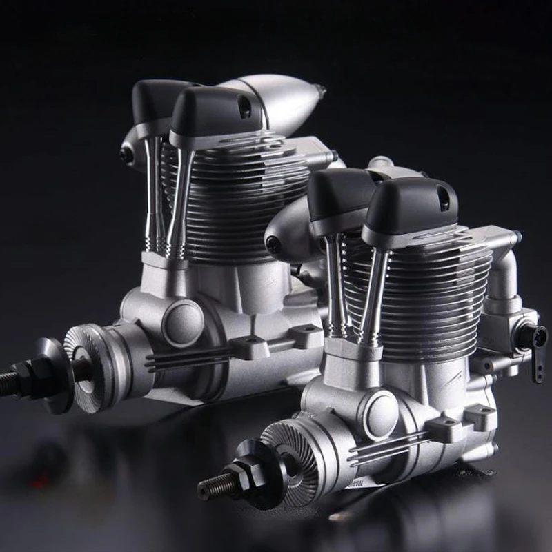 Methanol Engine OS FS-95V Four-stroke Model Aircraft Metal Engine Model Including F-5050 Exhaust Pipe Engine Model