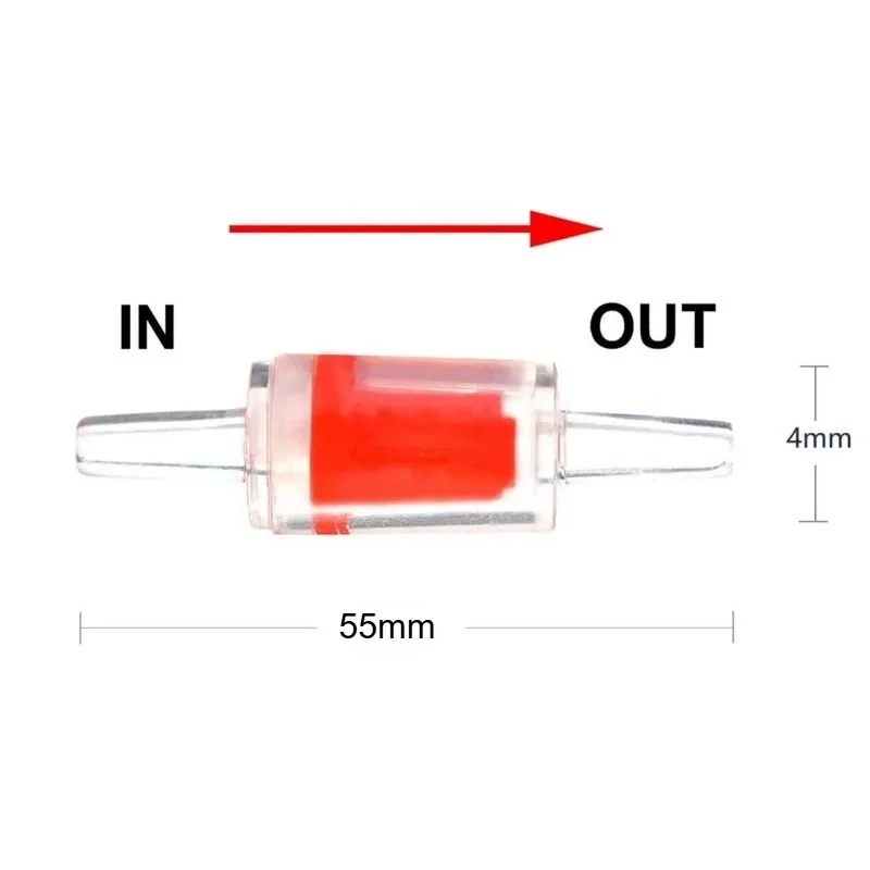 10pcs Plastic One Way Check Valve for Aquarium Air Pump Non-Return Home Fish Tank CO2 System image 6