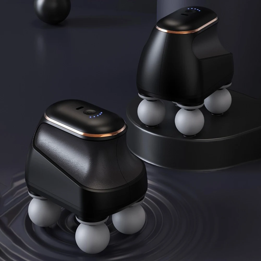 

Массажер для фасции с 4 головками, глубокое облегчение мышц, перезаряжаемый через USB, 12 регулируемых уровней, высокочастотный вибрационный массажер для мышц