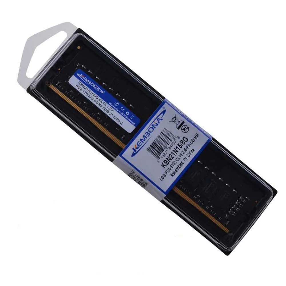 KEMBONA Factory Brand New RAM PC DESKTOP DDR4 8GB 8G 2133MHZ PC17000 1.2V 288PIN 2666MHZ 3200MHZ compatible for INTEL& for A-M-D