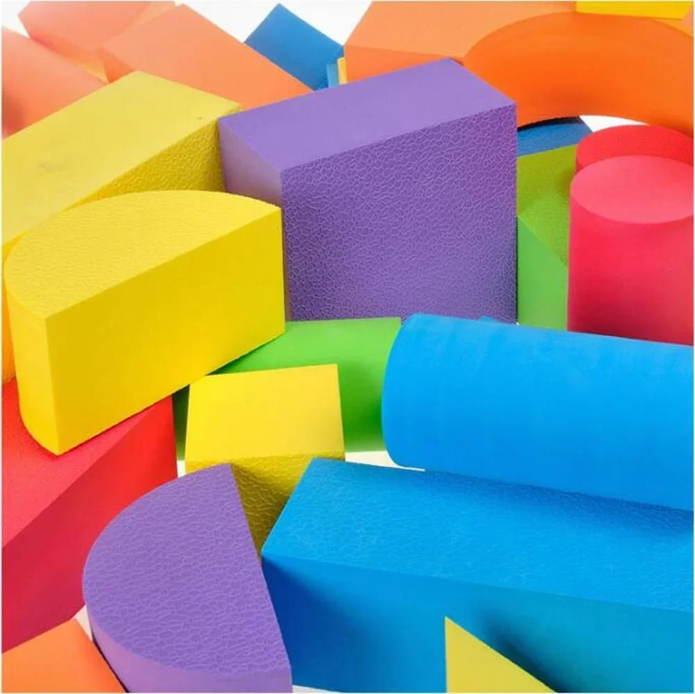 50pcs/Set Large Safe Building Blocks Big Foam Blocks Colorful Construction Toys Kids Learning Educational Toy for Children Gifts