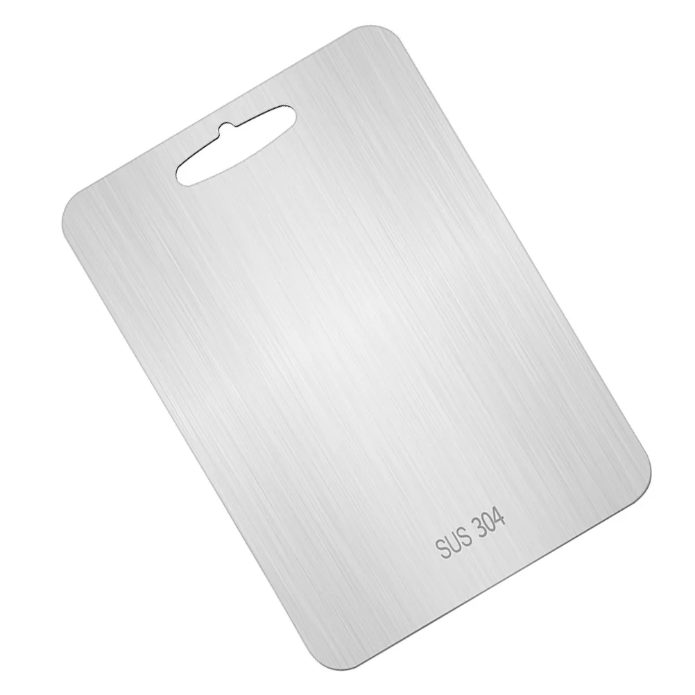 

Stainless Steel Board 304 Kitchen Tool Practical Chopping Boards Smooth Easy Practical Chopping Board Clean Household