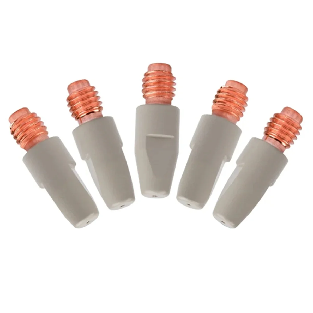 N18R 10PCS 36KD Welding Contact Tips Coating Protect M8 Gas Nozzle Tip 1.0mm MIG Welding Torche Welding Tool Parts