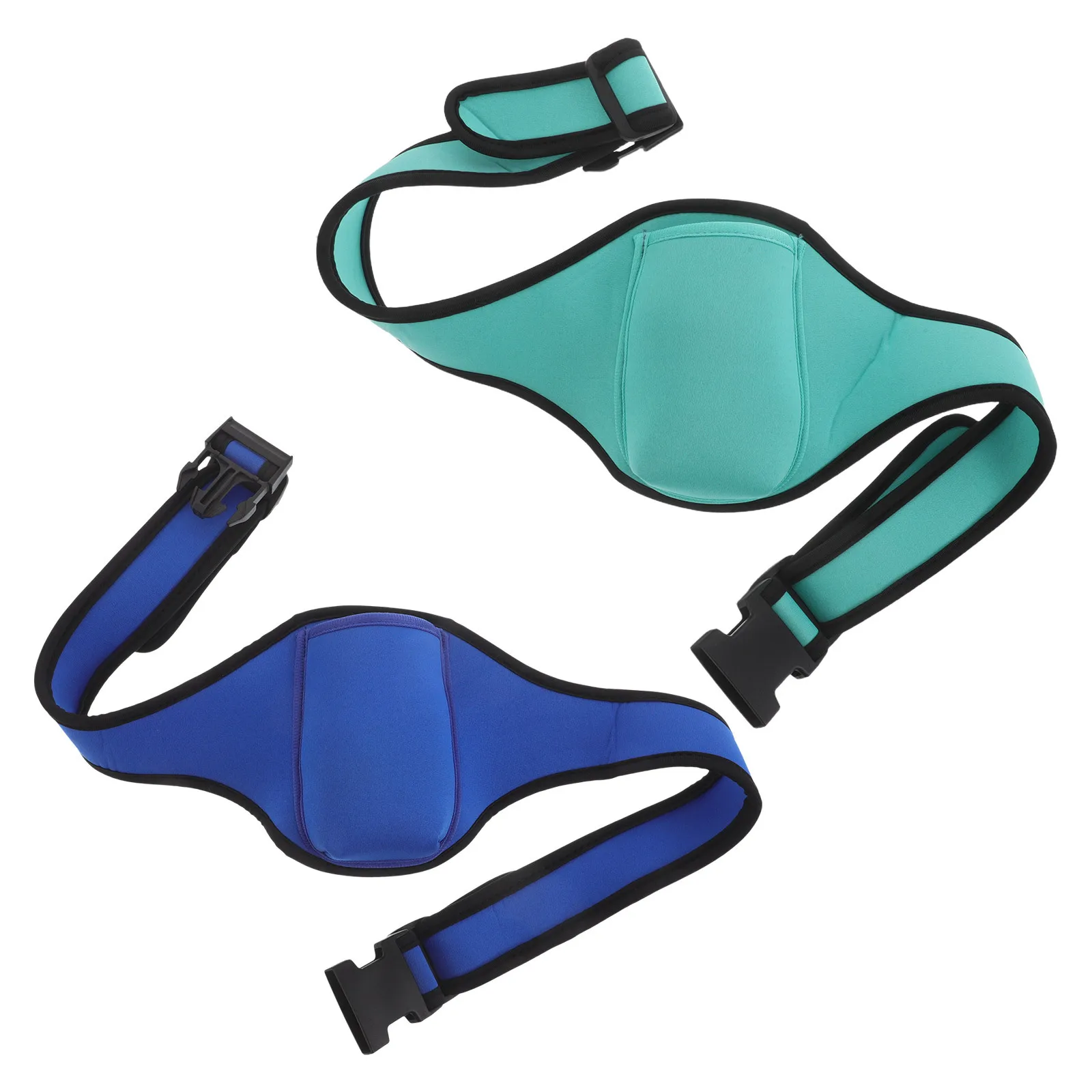 

2Pcs Neoprene Waist Belt Phone Holder Running Bag for Women Workout Fitness Yoga Waterproof Slim Running Waist Pouch