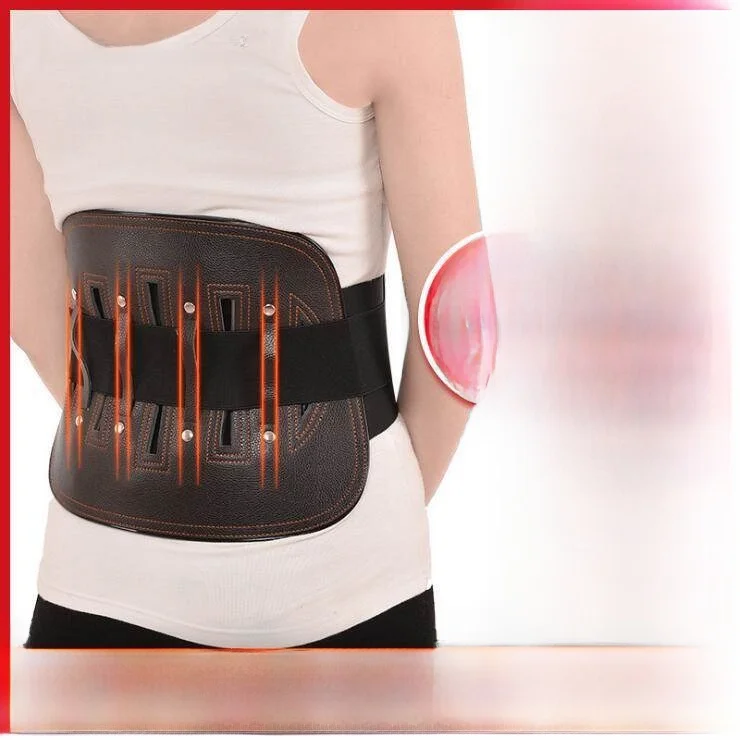leather-lumbar-support-belt-steel-plate-back-support-waist-fixation-unisex-spinal-column-support-posture-corrector-home-healt