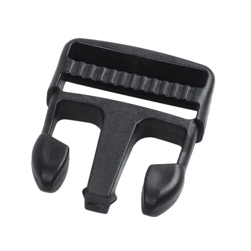 A36T-20X Hard Plastic Strap Band Belt Side Release Buckle 3Cm Width Black
