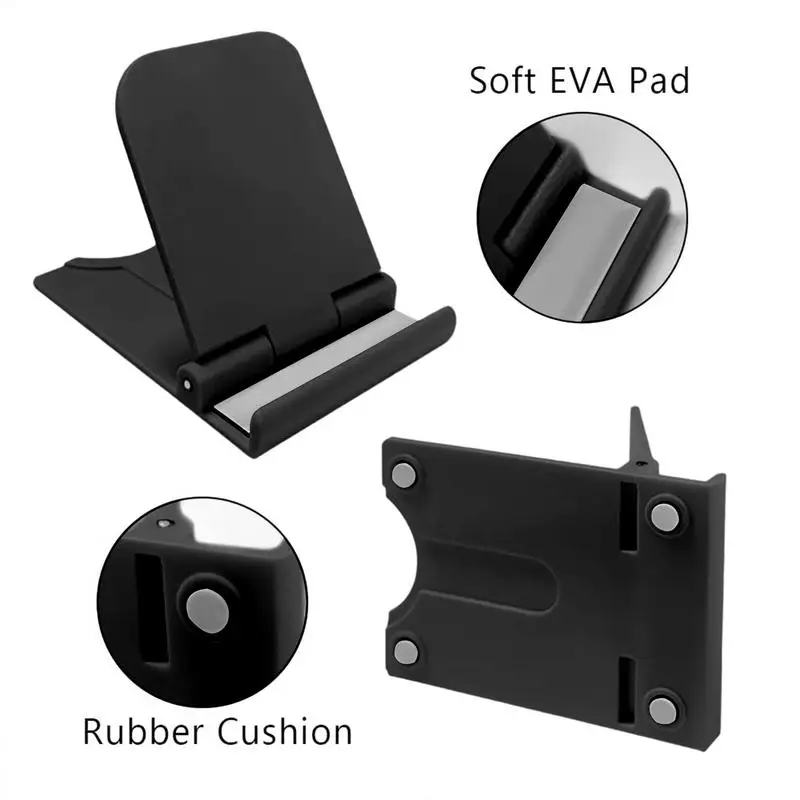 Universal Foldable Desk Phone Holder Mount Stand Portable Tablet Stand Desk Lazy Bracket Adjustable Angle Mobile Phone Stand