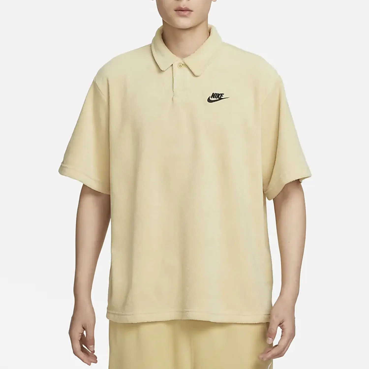 

Nike Authentic Summer New Men's Towel Cloth Breathable Lapel Short Sleeve DX0740-783