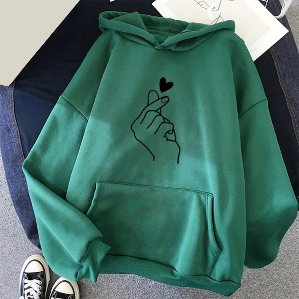 Moletom unissex outono/inverno com punhos elásticos, bainha, bolsos soltos, pelúcia grossa, capuz solto