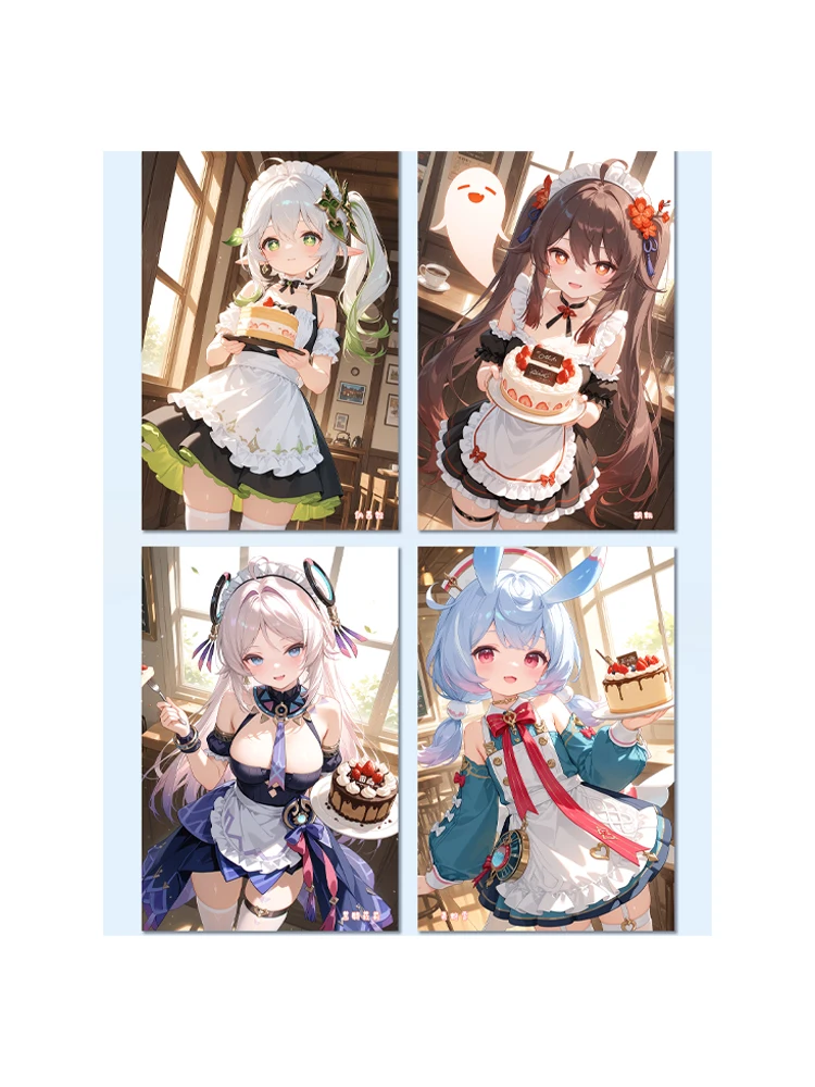 Commercio all'ingrosso 2025 Crispy Heart Card Society - Mianmian Qintang Carta colorata acrilica ACG CCG TCG Regali per hobby