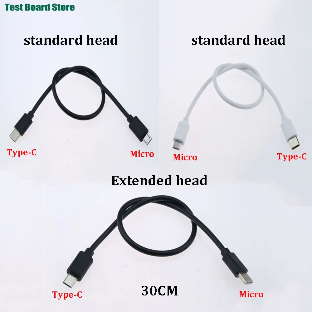 1Pcs OTG USB C to micro charger cable adapter micro cable for Samsung Huawei Xiaomi OnePlus Redmi LG Moto Xbox One PS4