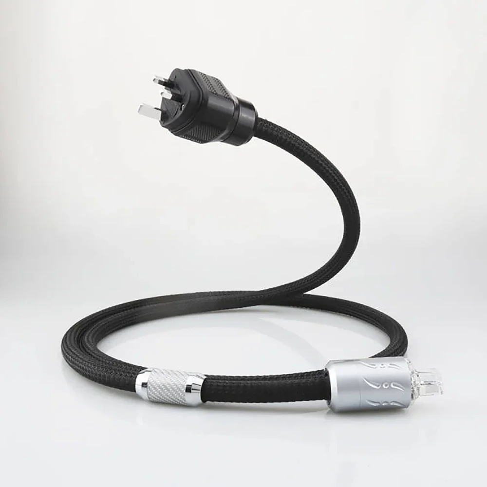 Viborg-ロジウムメッキパワーケーブル,電源コード,Hi-Fi,英国,純銅,香港プラグ