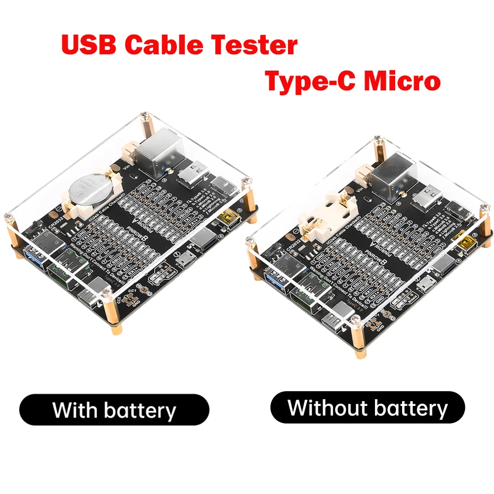 DT3 Data Cable Detection Board USB Cable Tester Short Circuit On-Off Switching For iOS Android Type-C Test Board Tool