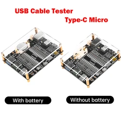 DT3 Data Cable Detection Board USB Cable Tester Short Circuit On-Off Switching For iOS Android Type-C Test Board Tool