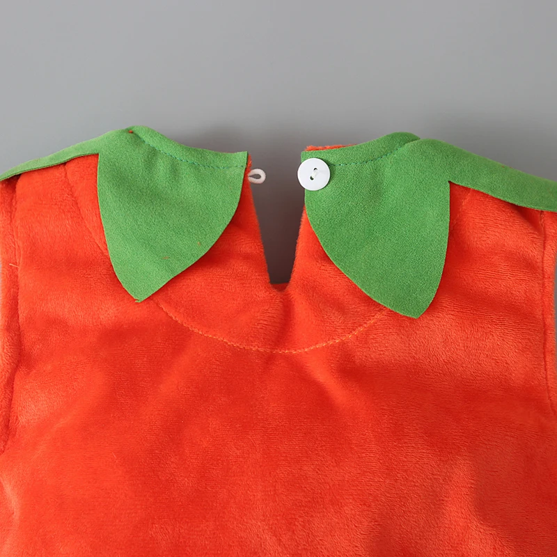 قبعة هالوين علوي وقبعة يقطين بدون أكمام للأولاد والبنات ، من قطعتين ، على الطراز الأوروبي والأمريكية ، للخريف والشتاء