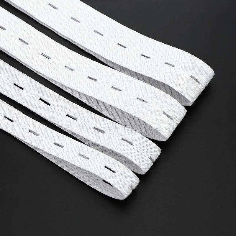 30Meters Button Hole Elastic Belt Stretchable Bands Spool Knit Stretch Cord Belt For Handmade DIY Sewing Clothing Accessories