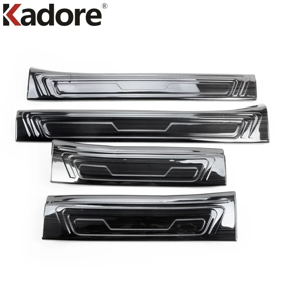 For Mazda CX3 CX-3 2024-2022 2021 2020 2019 2018 2017 Inner Door Sill Scuff Plate Trim Car Accessories Styling Stainless Steel