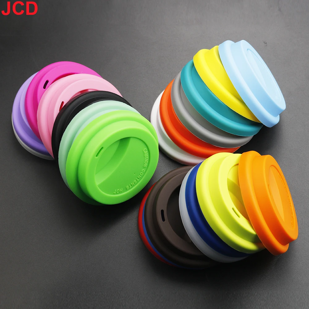 1pcs 9.5cm Universal Silicone Mug Cup Cover Sealing Protective Lid Heat Temperature Preserve Dust Free for Tea/Coffee/Milk Cup