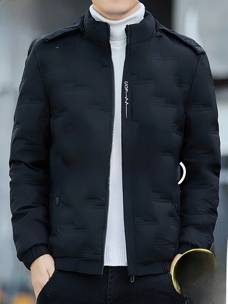 

Paul Detachable Hat down Jaet Men's Extra Large Size Fat Man's Coat ort Du down Quilt Outdoor Upper Apparel