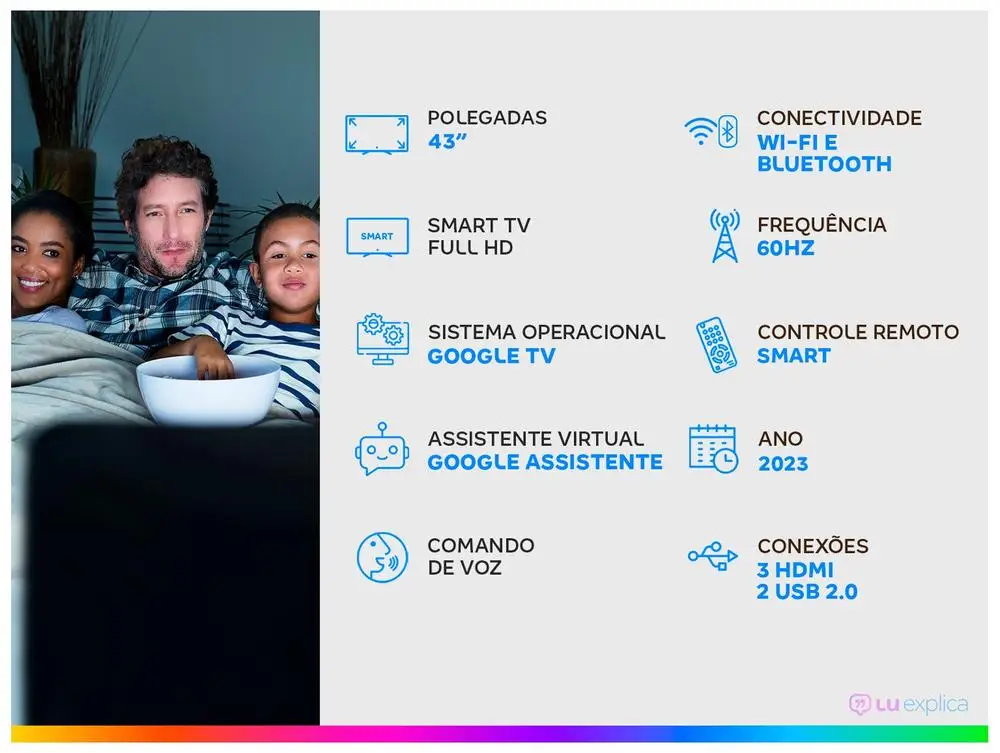 تلفزيون ذكي 43 فيليبس Full HD DLED 43PFG6918/78 60 هرتز تلفزيون جوجل رباعي النواة مساعد جوجل 3 HDM